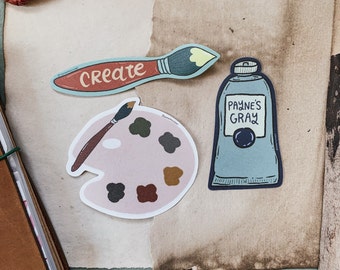 Artist Sticker Pack | Waterproof Vinyl Art Supplies