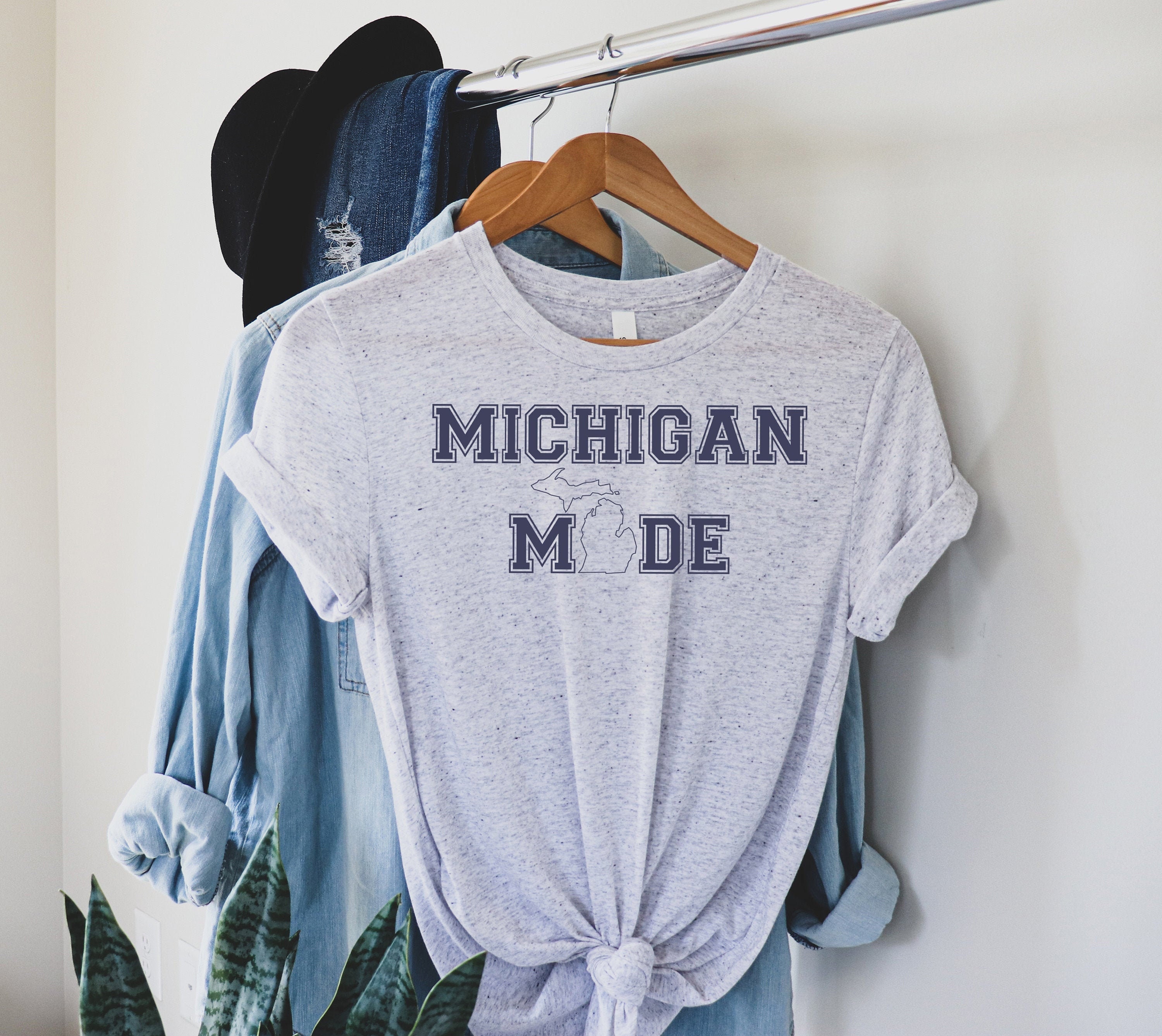Michigan Tshirt for Women, Michigan Made, State of Michigan Tee, Great