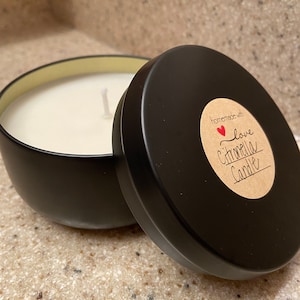 Homemade Soy Wax Citronella Candle