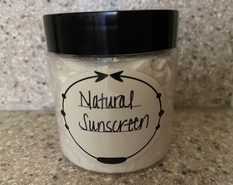 Natural Homemade Sunscreen Lotion | Vegan