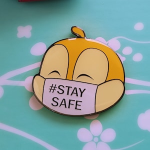 Stay Safe, Runaway Railway Ride Chuuby Character Disney Inspired Fantasy Pin