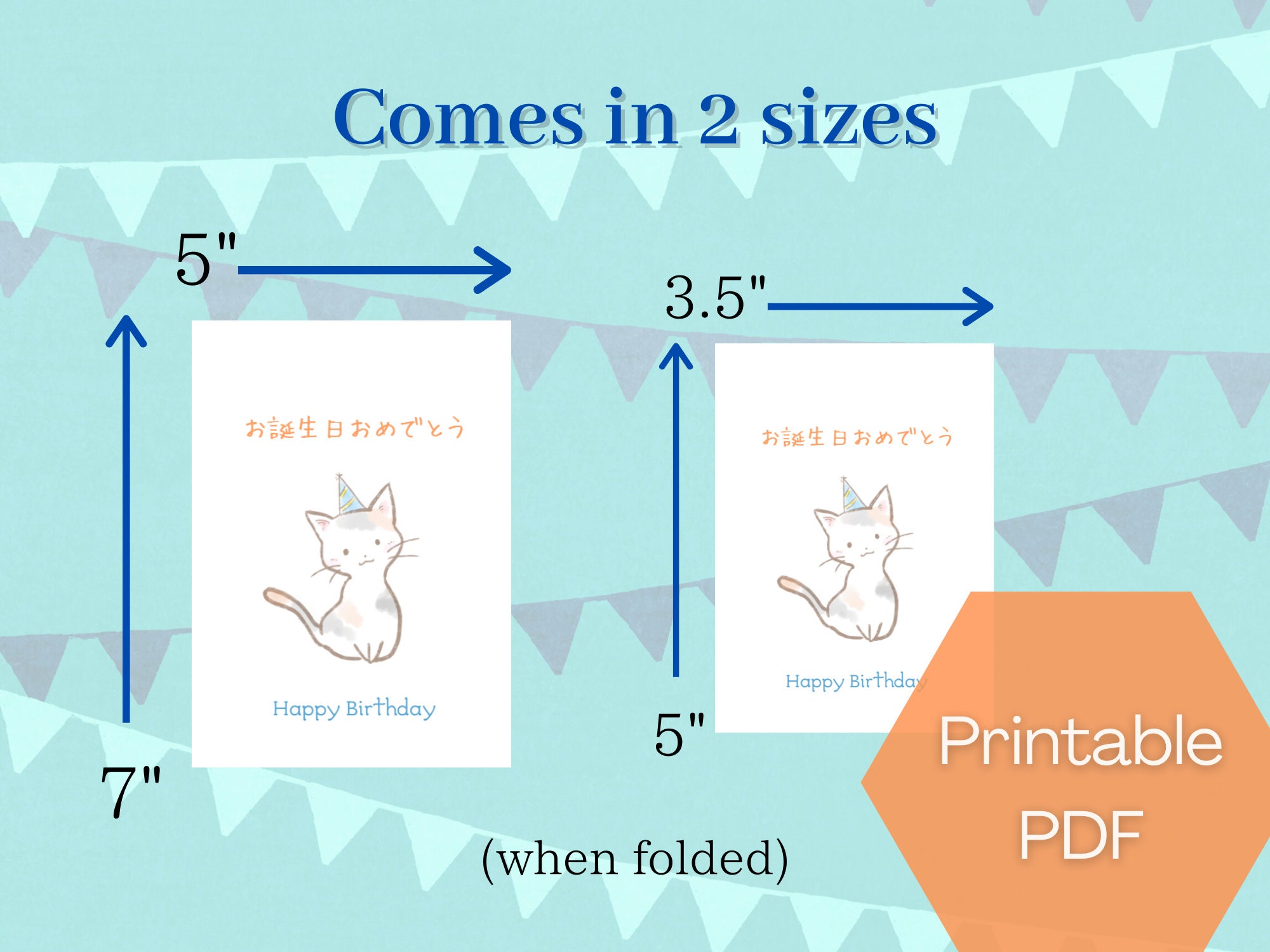 Japanese Happy Birthday Card Printable Card happy Birthday, Japanese ...