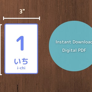 Counting in Japanese Flashcards - (japanese Study, Japanese Education ...