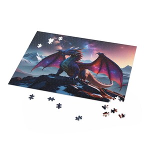 Mystical Dragon Jigsaw Puzzle (120, 252, 500-Piece) Adult Puzzles Beautiful Gift Puzzle 500 Piece