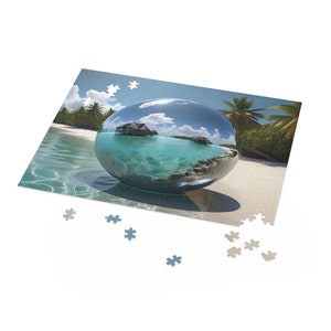 Tahiti Strand Puzzle (120, 252, 500 Teile) Erwachsene Puzzles Schönes Geschenk Puzzle 500 Teile