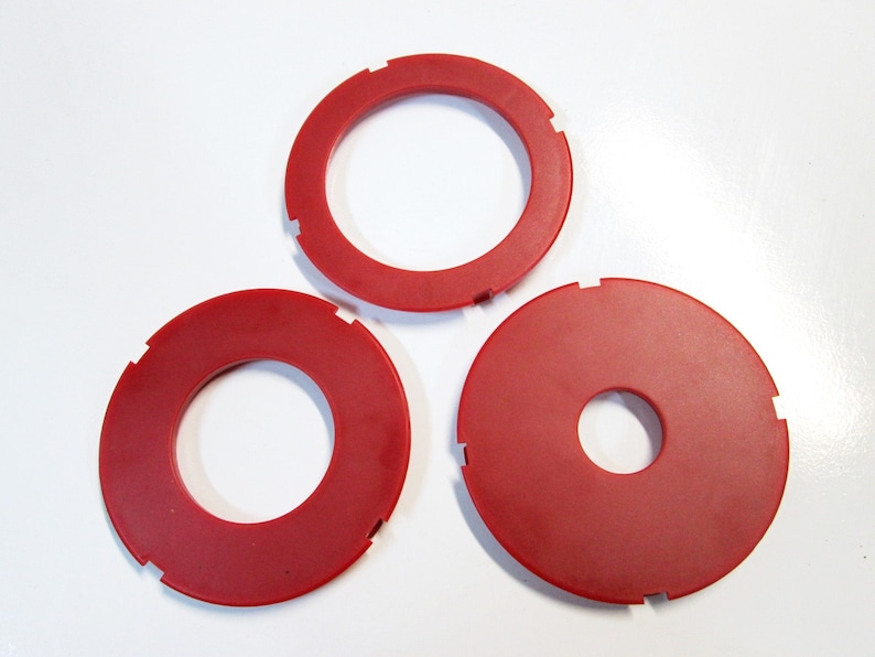 Router Table Insert Ring Set 97mm OD Fits Sears Craftsman Ryobi Bosch