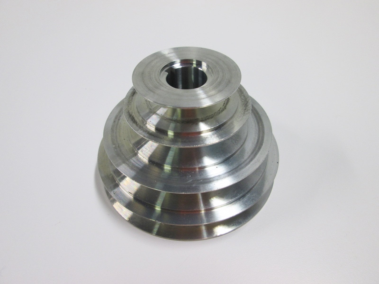 4step Cone Pulley 3/4 Keyed Bore Replacement for Wood Lathe, Drill