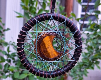 Tigers Eye Moon necklace