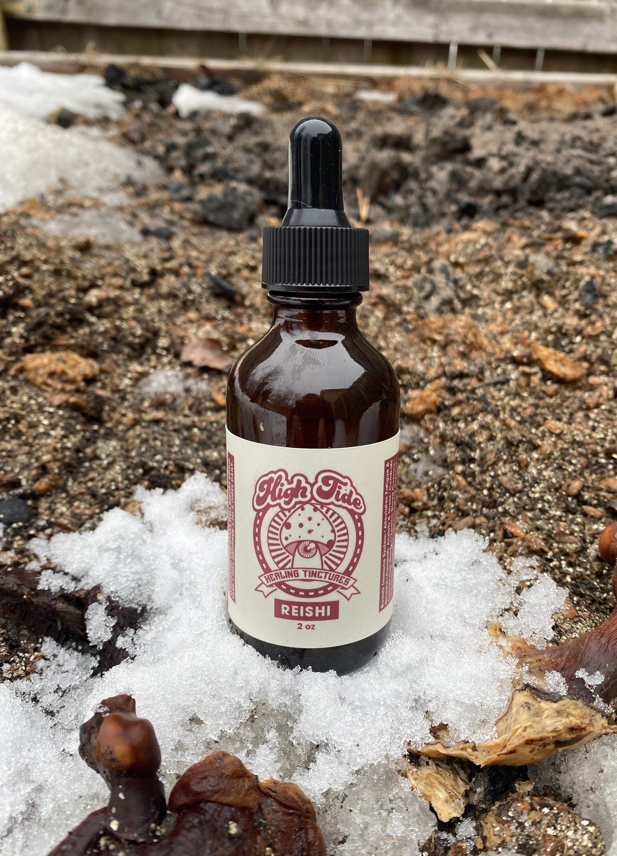 Reishi Mushroom Tincture 2oz. Double Extract Etsy
