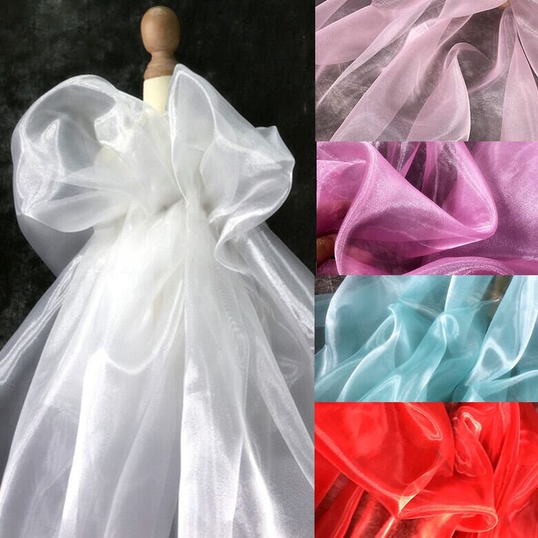 Iridescent Organza Fabric | Pearl Organza | 60 Wide | Holographic Organza  Fabric | Costume, Decoration, Apparel, Cosplay, Dance Wear, Draping