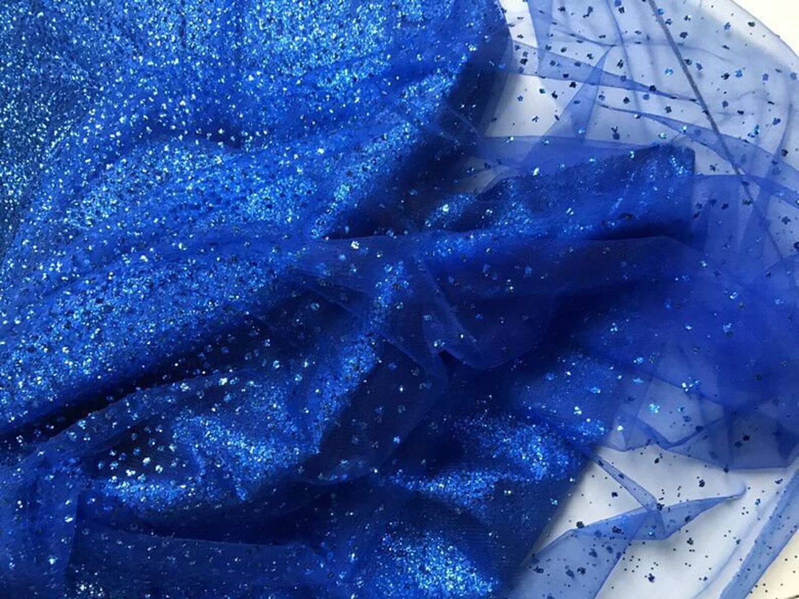 7 Colors Gradient Glitter Lace Fabric Sequin Soft Tulle Fabric Etsy