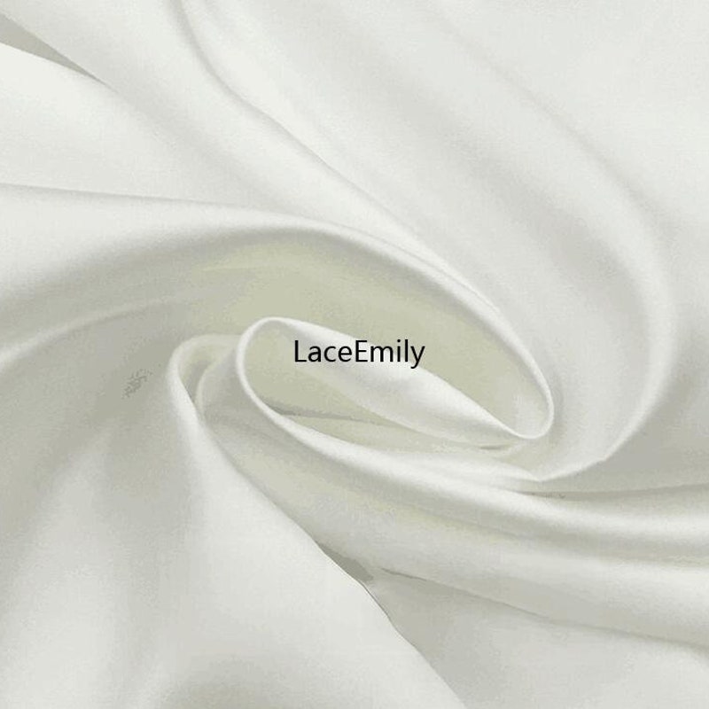 Champagne Silk Duchess Satin Fabric