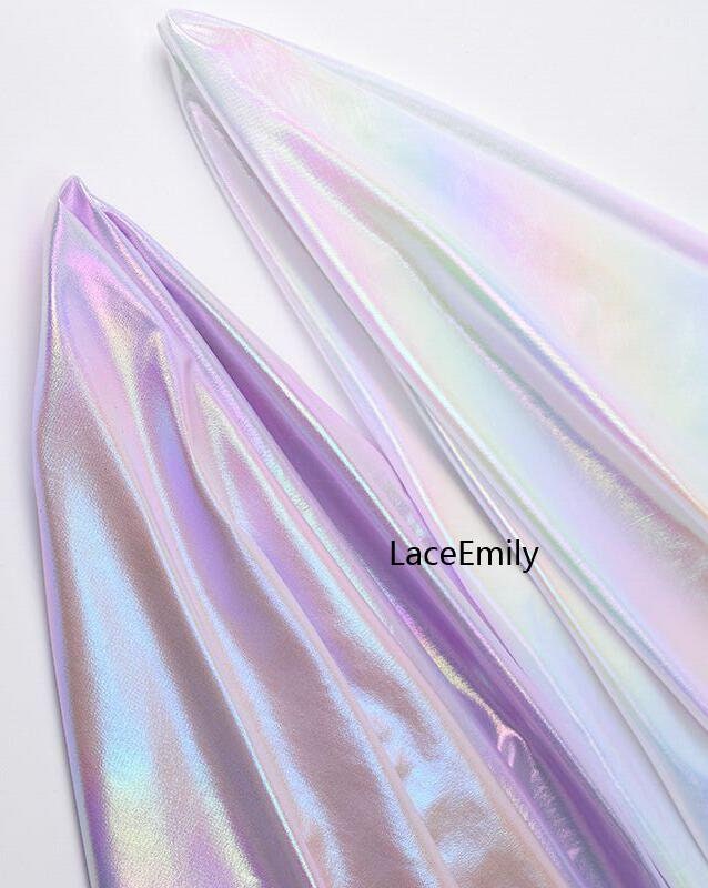 colorful rainbow vivid color reflective fabric