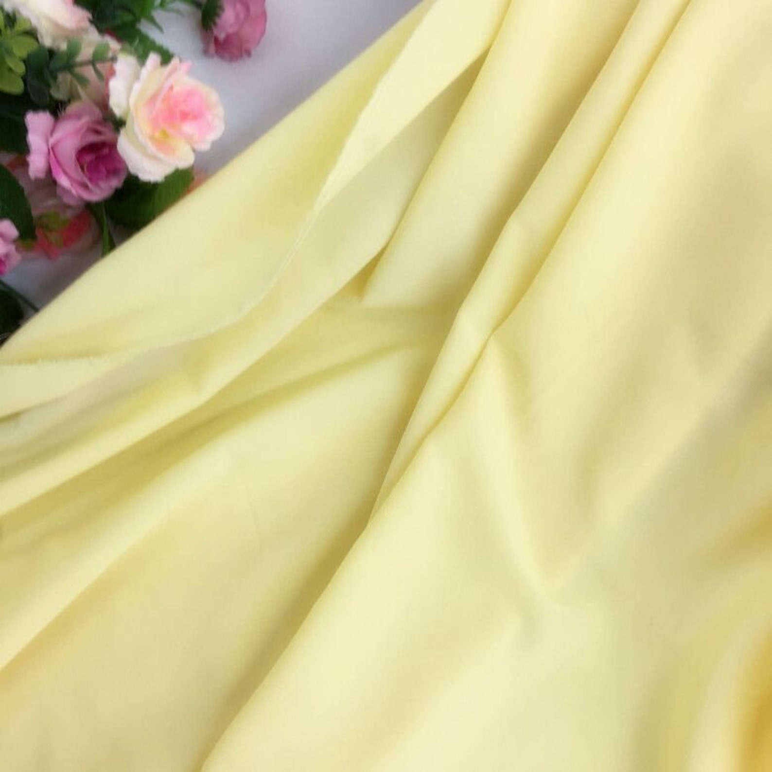 10 Colors Stretch Chiffon Fabric High Quality Chiffon Fabric Etsy