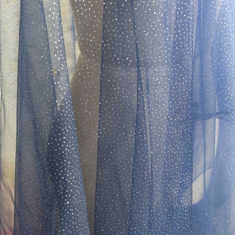 8 Colors Glitter Silver Lace Fabric Sequin Glitter Soft Tulle Etsy