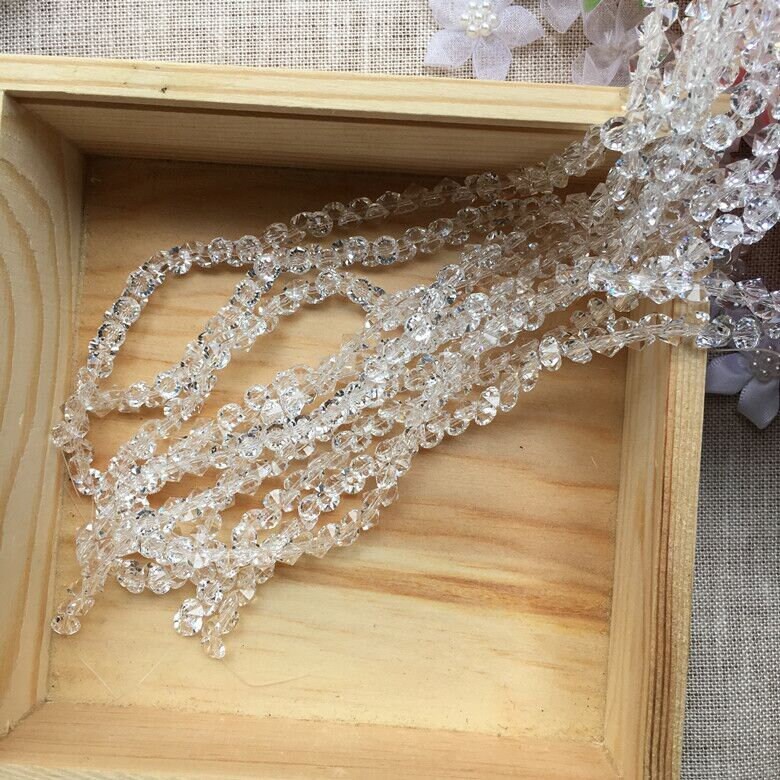 crystal beads for dresses SAGE Mermaid V-neck Spaghetti Floor-length Crystal Beads Prom Dresses main image 0