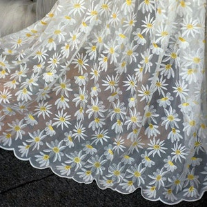 Japanese girl sweet and cute little daisy lace mesh gauze edge no stee –  Sofyee