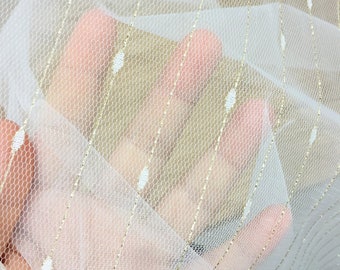 9 Colors gold polka dot pattern lace fabric gold small dot embroidery tulle fabric for wedding lace bridal lace dress fabric veil lace