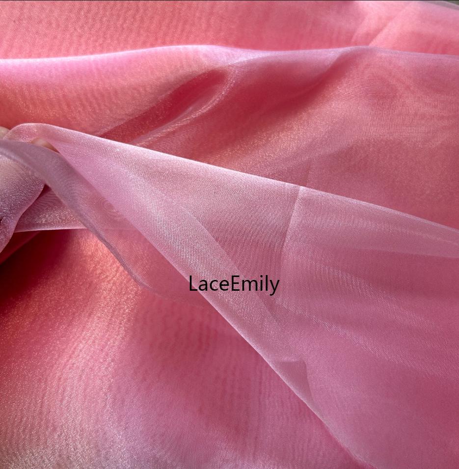 Tessuto Tulle Arcobaleno Organza - 1m X 1.5m, Multicolore, Per Matrimoni E Decorazioni - Foto 7
