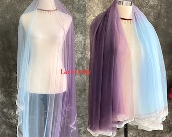 8 couleurs de haute qualité, rose, dégradé, dentelle, tulle, doux, résille, pour bébé, robe tutu, robes, voile, mariage, décoration, maison, 1 mètre