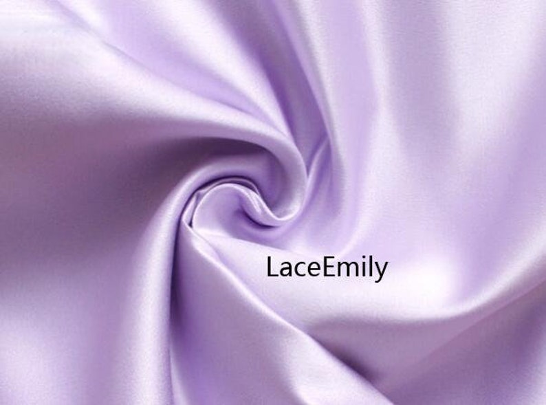 Thick Matte Satin fabric Ivory Satin fabric For Girl Dress, Wedding Background, Wedding dress, bridal dress 59" width Purple
