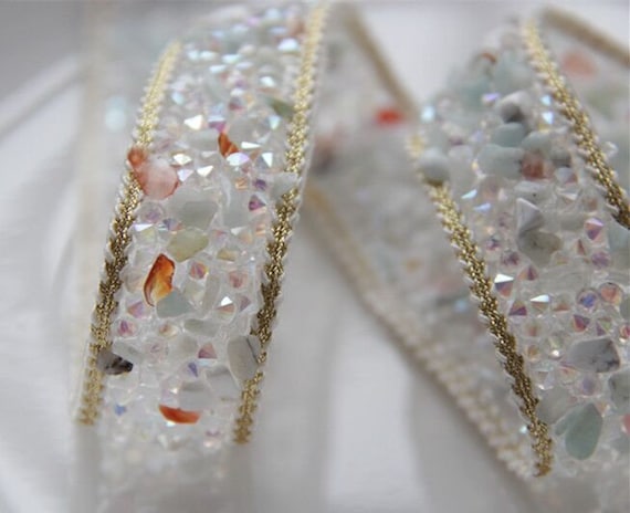 Exquisite Rhinestone Bead Belt Lace Trim for Wedding Belt  display picture 3