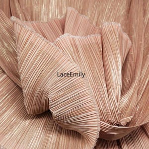 20 Colors Shiny Pleated fabric Black Ruffled Fabric, for Stage Costume Dress Stage Decoration Wedding Decor Prom dress, 1 yards 59" width 5#