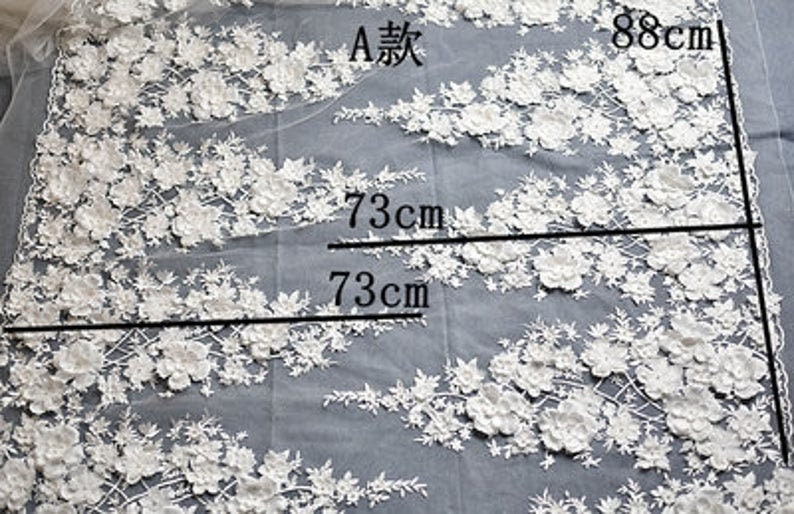 beads with embroidery and pearl 3D embroidery wedding lace bridal lace fabrics supplier