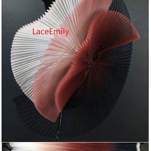 11 Farben Farbverlauf Plissee Stiff Organza Stoff Rüschen tüll Stoff für Mädchen Kleid Tutu Kleid Hochzeitskleid Brautkleid 59 &quot;Weit