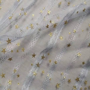 5 Farben Vertikales Muster Blumen Stickerei Spitzenstoff Bronzing gold Stern weich Tüll Für Hochzeit Kleid Braut Schleier Tutu Kleid Baby Kleid