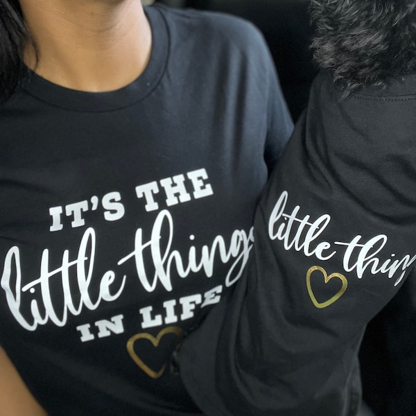 The Little Things In Life, Dog and Owner Matching Shirts, Dog Owner Gift, Dog Apparel, Pet and Owner Matching Shirts