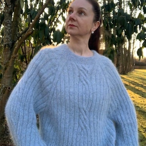 Angora Sweater l Gestrickter Angorapullover