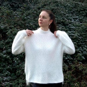 Angora Sweater l Gestrickter Angorapullover