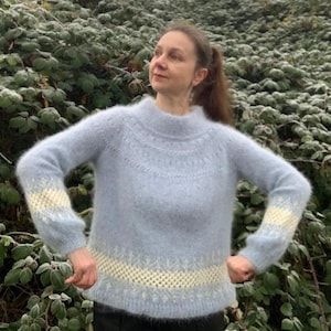 Angora Sweater l Gestrickter Angorapullover