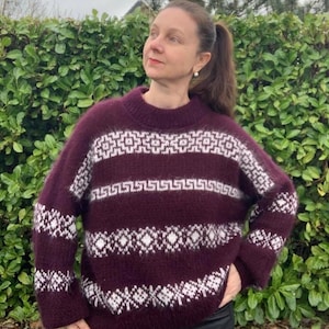 Angora Sweater l Gestrickter Angorapullover mit Merino