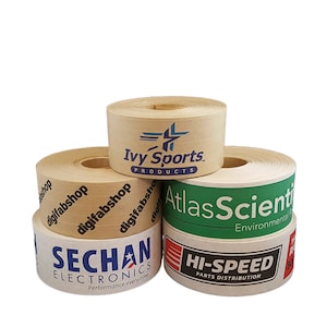 Custom Paper Packing Tape Water Activated Eco Friendly Craft Paper