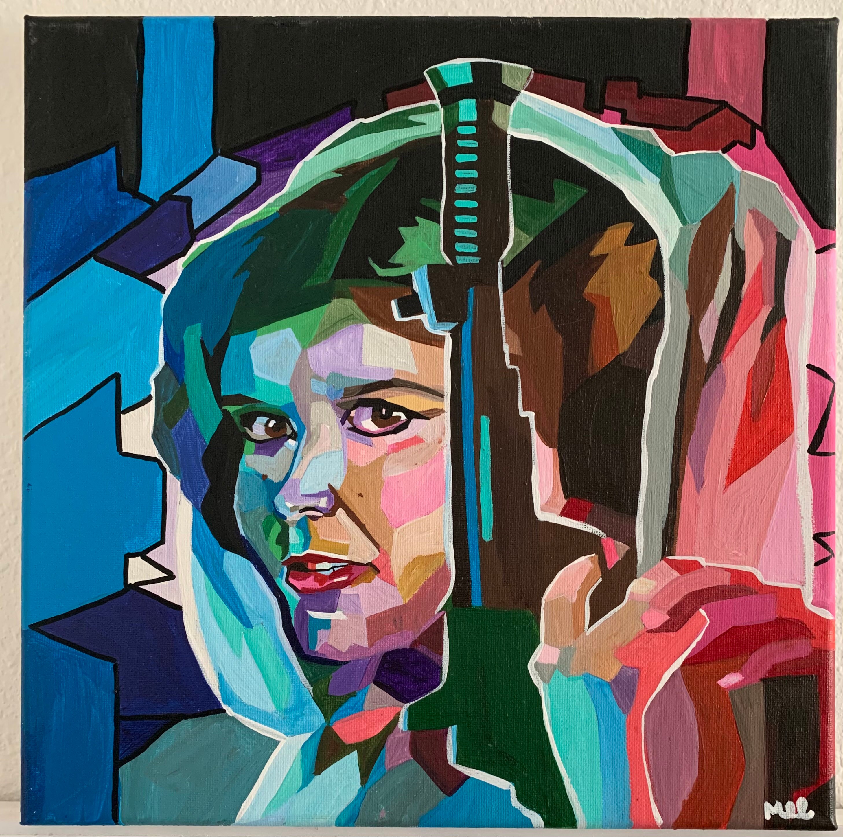 Princess Leia Wall Art Canvas Painting Etsy