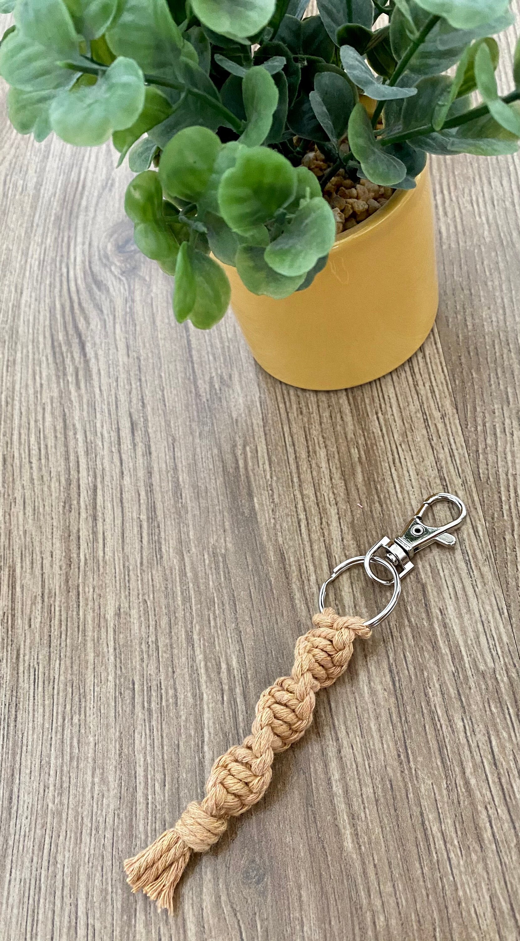 Macrame Key Ring/Macrame Key Chain/Macrame Key | Etsy