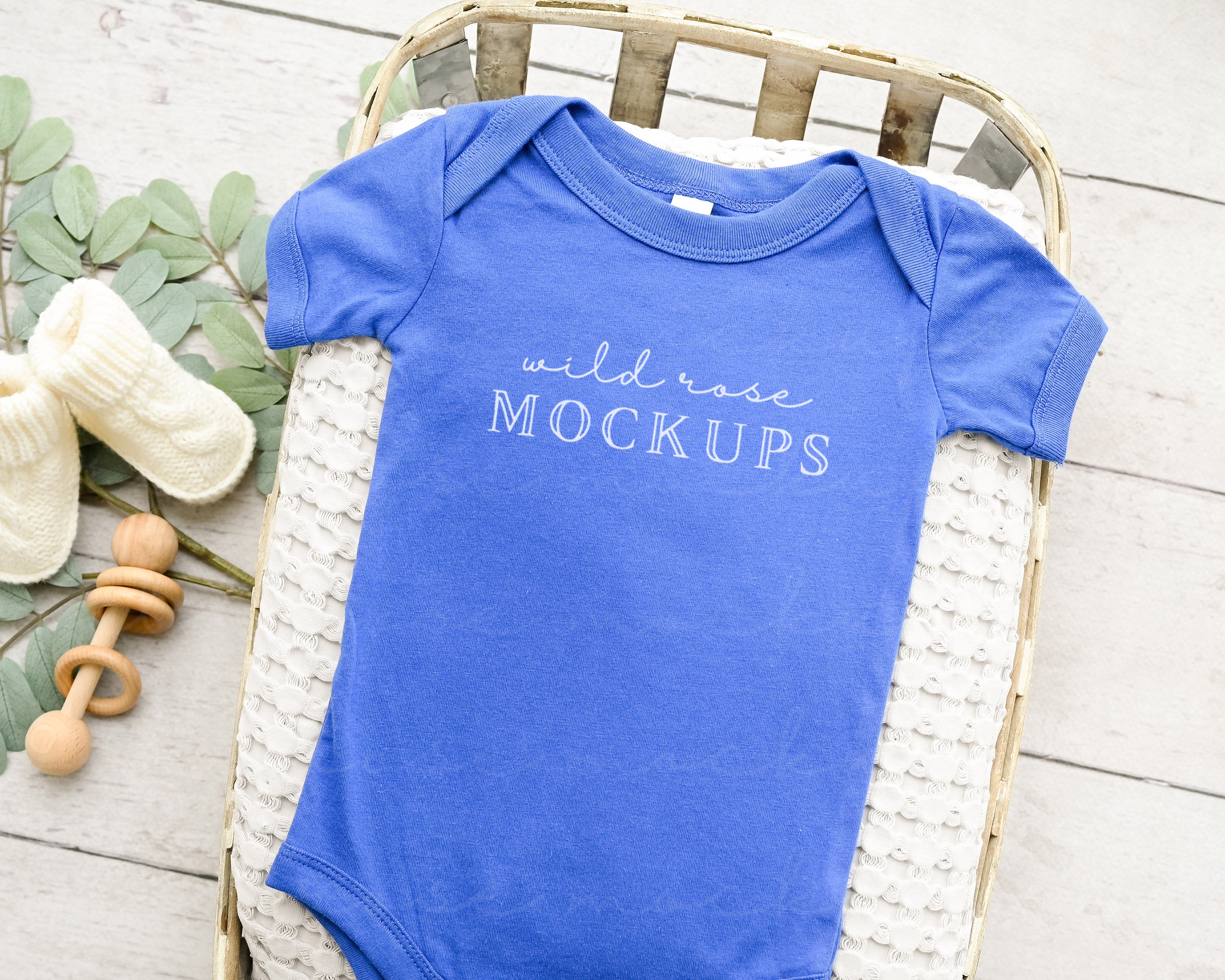 Download True Royal Blue Bella Canvas 100b Baby Onesie Mockup Etsy