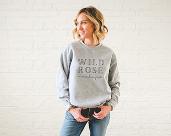 Gildan 18000 Sport Grey Sweatshirt Model Mockup, Gildan Model Mockup, Sweatshirt Model Mock, Crewneck Sweatshirt Mockup