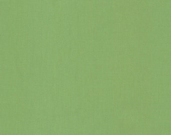 Westfalenstoffe Florence plain green 100% cotton woven fabric Oeko Tex