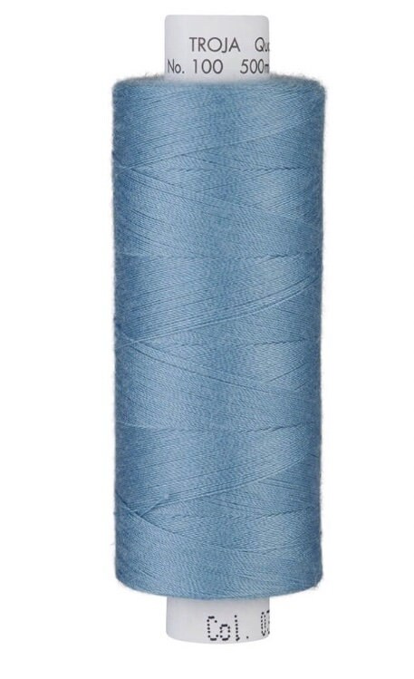 Troja quality sewing thread No.100 violet blue 0350 100% polyester 500 m sewing thread overlock thread coverlock sewing thread