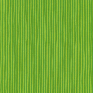 Westfalenstoffe Young line green striped 100% cotton woven fabric print fabric KBA organic Findus costume