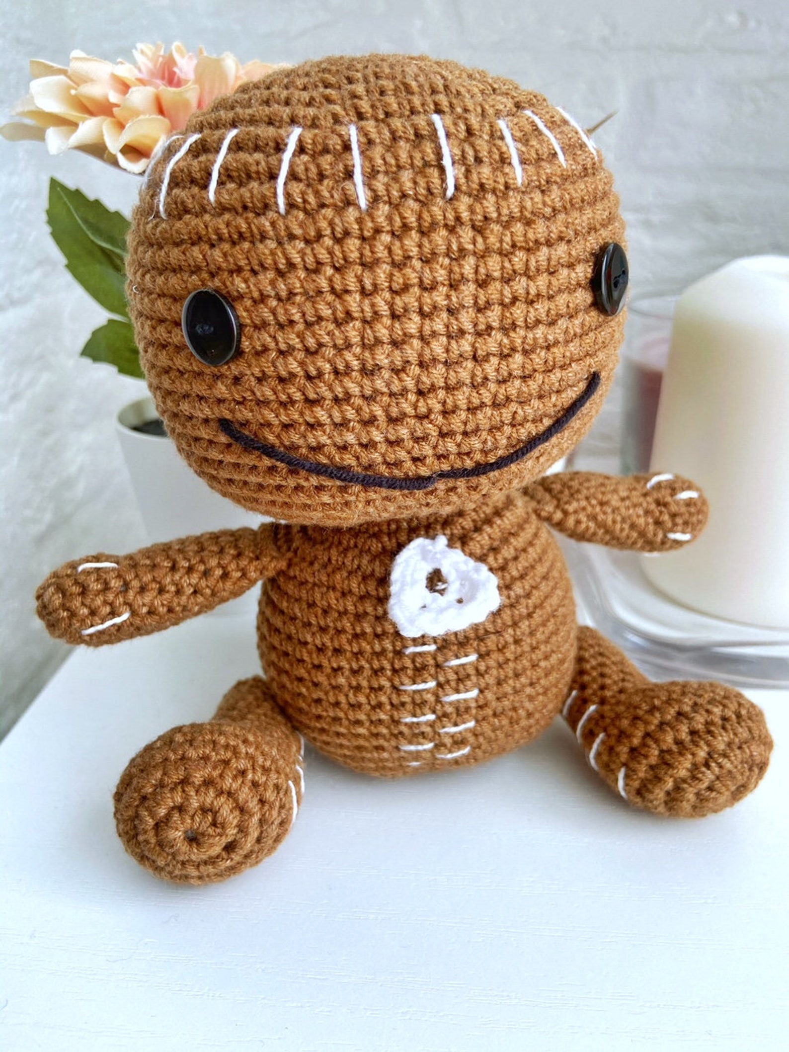 Sackboy Amigurumi Crochet Pattern in PDF Sackboy crochet Etsy