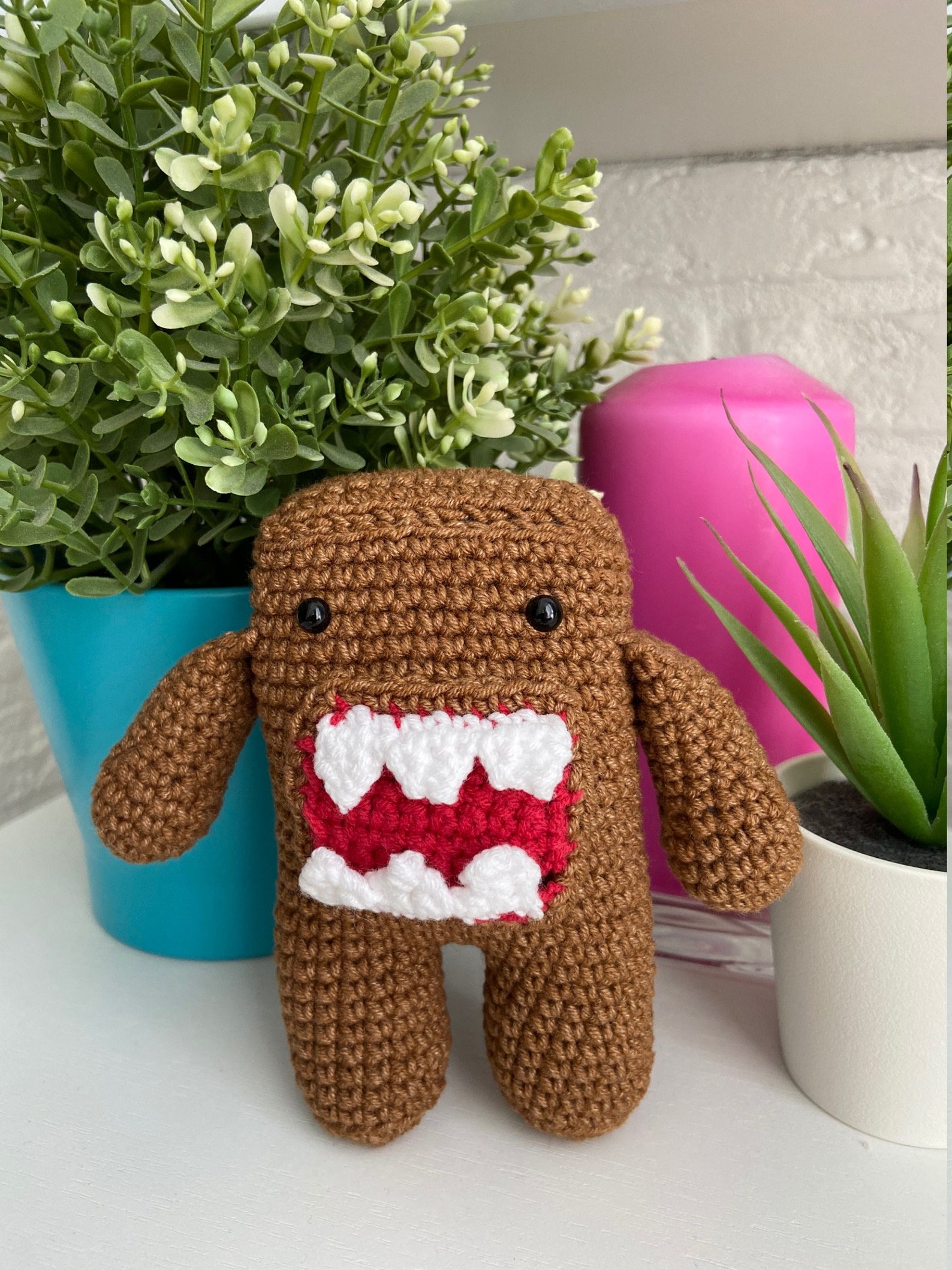 Domo kun crochet pattern PDF Domo kun crochet Domo kun Etsy