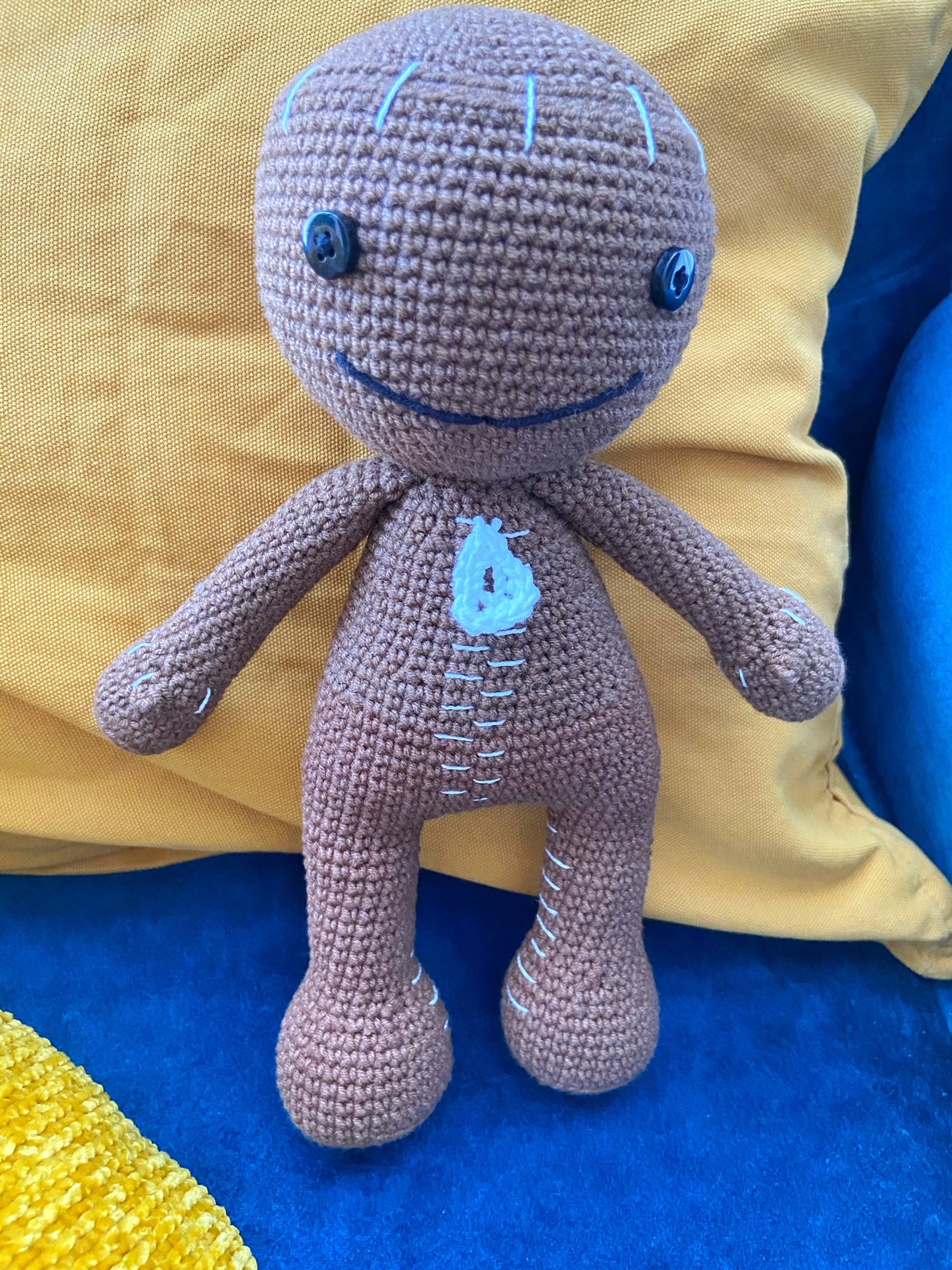 Sackboy Amigurumi Crochet Pattern in PDF Sackboy crochet Etsy
