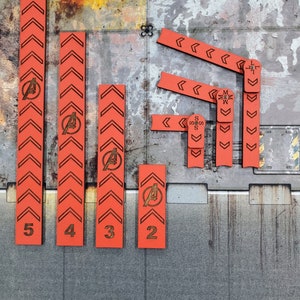 Crisis Protocol compatible, Movement Templates and Optional Rulers-- MDF & new acrylic colors added!