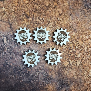 Machine God Battleshock Tokens for 40K 10th Edition! Custom designs available upon request!