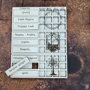 MESBG Tabletop Character Stat Tracker Set