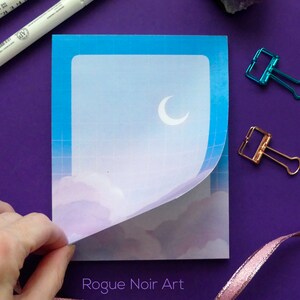 cute cloud memopad